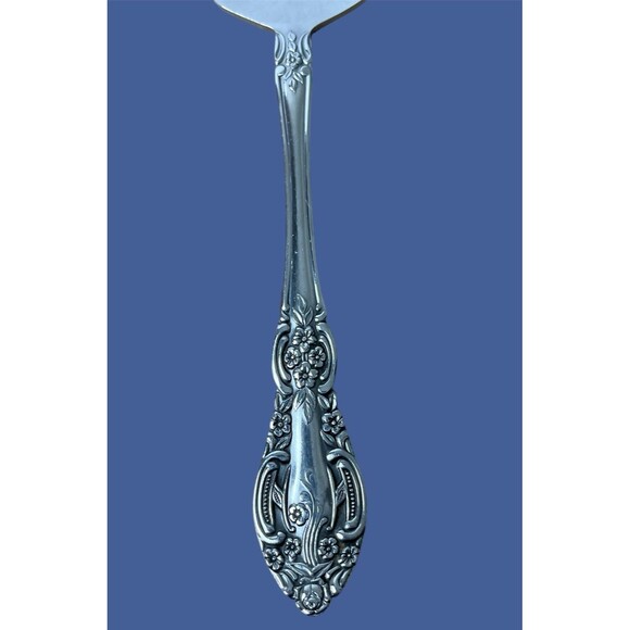 Springtime Stainless Pierced Pie Server Floral Mid-Century VTG Grandmillennial - Picture 4 of 7